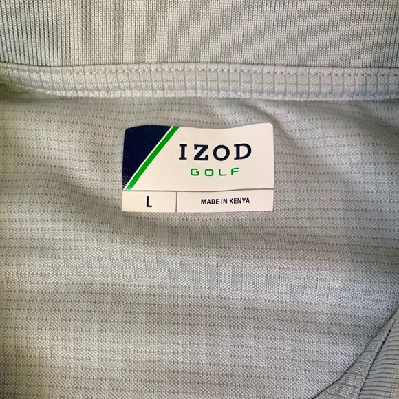 Izod Golf Gray Polo - Picture 3 of 6